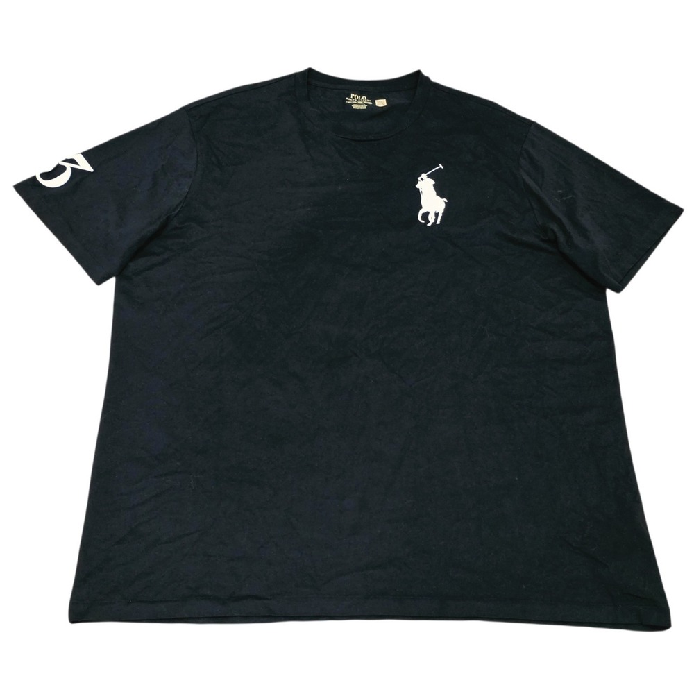 Polo Ralph Lauren Big Pony T-Shirt Men's 2XLT Black White #3 Big Tall